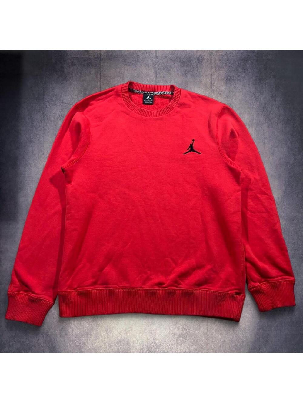 Authentic Jordan red crewneck pullover